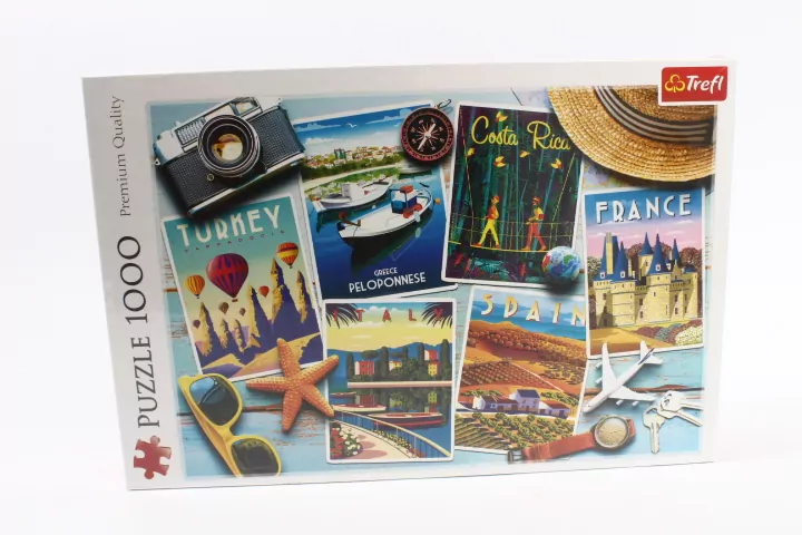 Puzzle 1000 Wakacyjne pocztówki 10714 - tantis.pl
