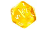 Rebel. Komplet kości RPG. Mini Kryształowe. Żółte - tantis.pl