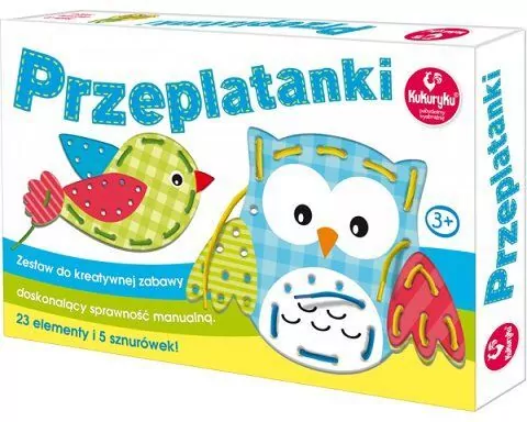Przeplatanki. Zestaw do kreatywnej zabawy - tantis.pl