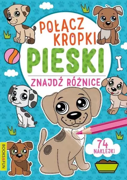 Połącz kropki, znajdź różnice. Pieski - tantis.pl