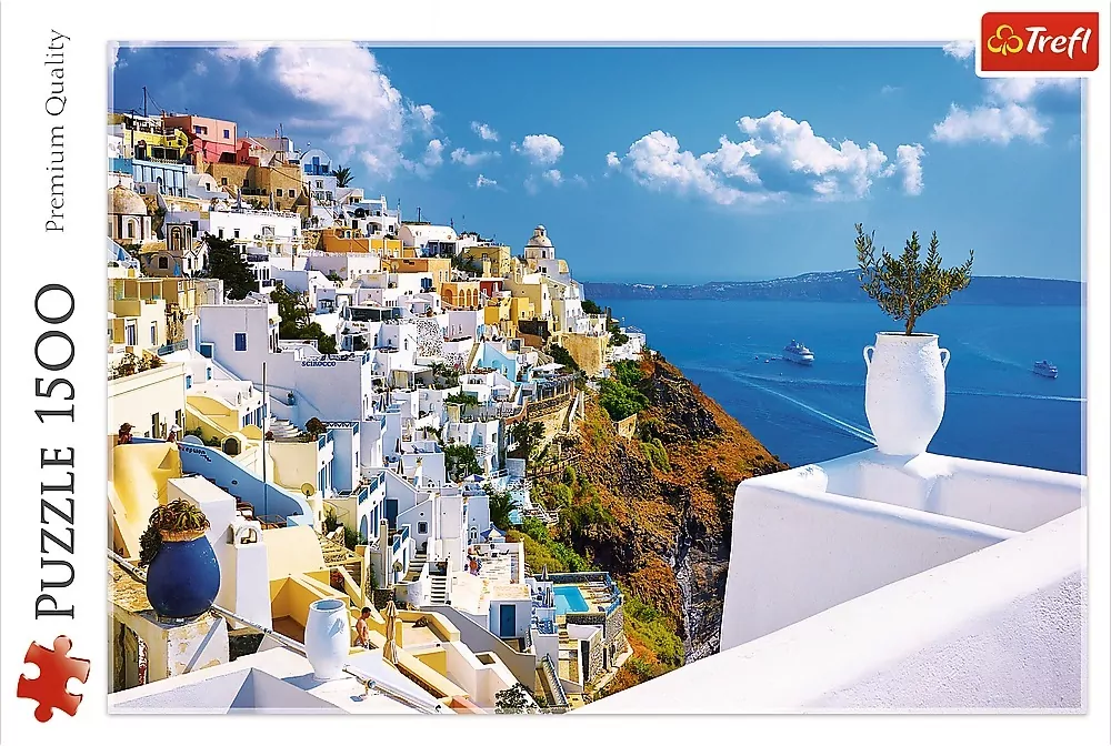 Puzzle 1500. Santorini, Grecja. 26119 - tantis.pl