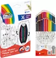 Kredki Super Soft 36 kolorów trójkątne - tantis.pl