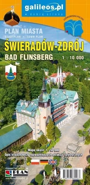 Plan miasta - Świeradów-Zdrój 1:10 000 - tantis.pl