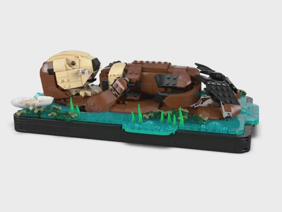 LEGO® Ideas. Pływające wydry 21366 - tantis.pl