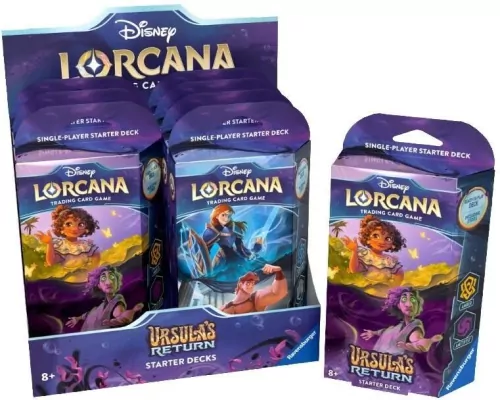 Disney Lorcana (Set04 Ursula's Return) starter deck set box (8 set)
