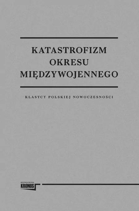 Katastrofizm okresu międzywojennego - tantis.pl