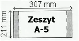 Okładki na zeszyty. Format A5, 50 sztuk - tantis.pl
