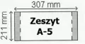 Okładki na zeszyty. Format A5, 50 sztuk - tantis.pl