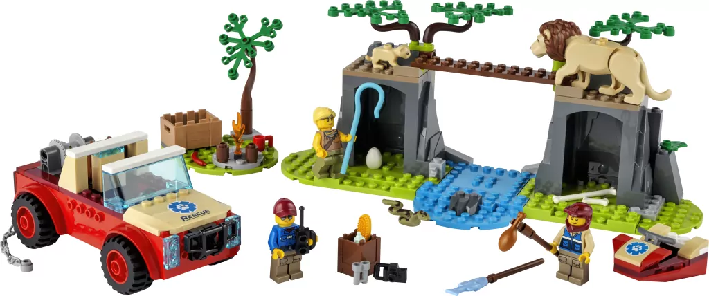 LEGO® City. Terenówka ratowników dzikich zwierząt. 60301 - tantis.pl