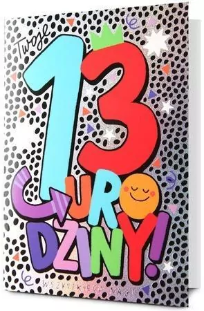 Karnet Urodziny 13 - tantis.pl