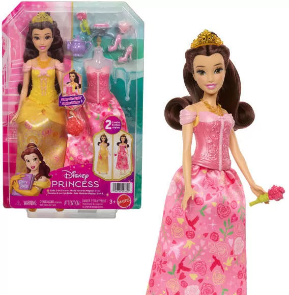 Disney Princess Bella Lalka Historyjka 2w1 - tantis.pl