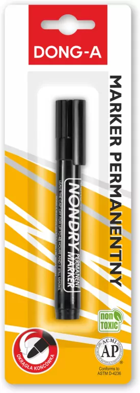 Marker permanentny. Czarny - tantis.pl