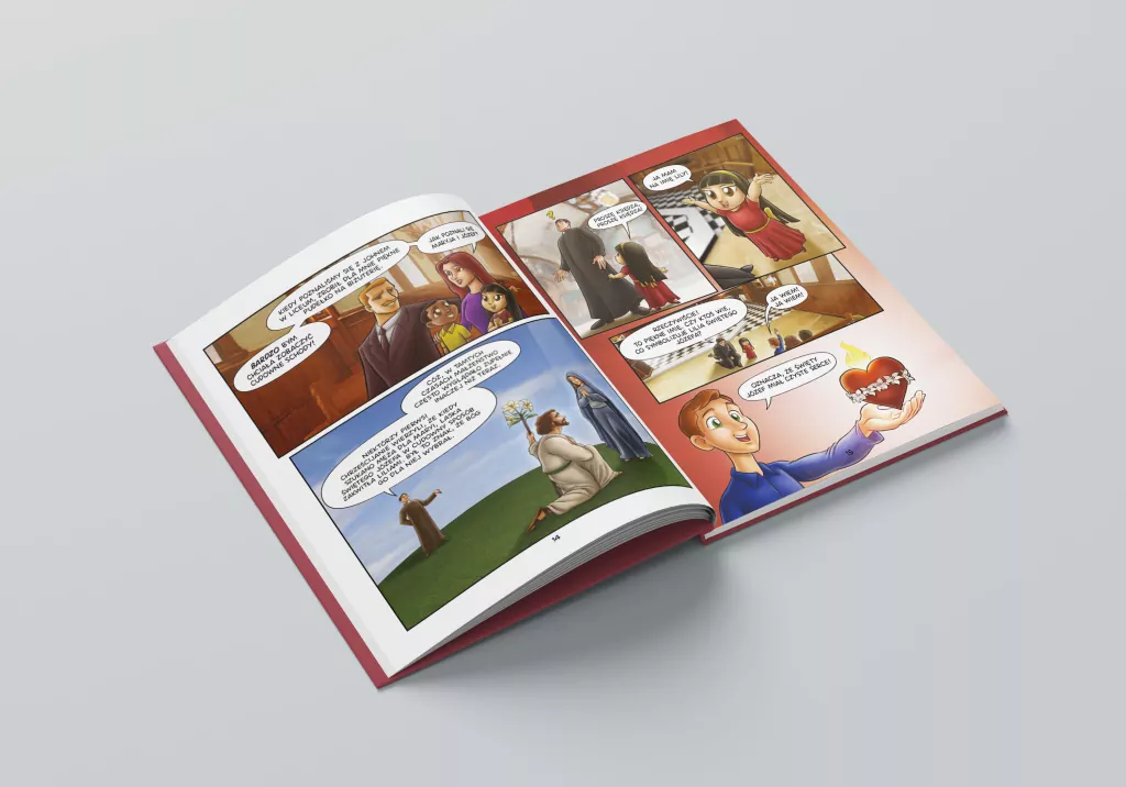Czyste Serce św. Józefa. Powieść graficzna - tantis.pl