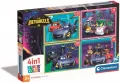 Clementoni. Puzzle 4w1. Super Kolor Batwheels - tantis.pl