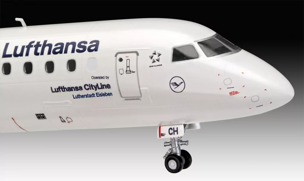 Embraer 190 Lufthansa New Livery. Samolot 1:144 - tantis.pl