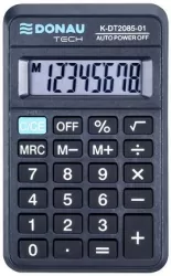 Kalkulator kieszonkowy 8 cyfr. czarny DONAU