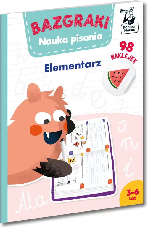 Bazgraki Nauka pisania. Elementarz. Kapitan Nauka - tantis.pl