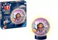 Ravensburger. Puzzle 3D. Świecąca Kula. Koci Domek Gabi - tantis.pl