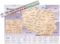 Mapa Odkrywcy Polska, ulepszona zdrapka - tantis.pl