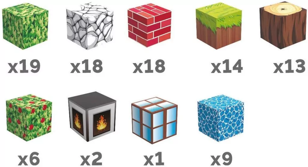 Klocki magnetyczne 100el - tantis.pl