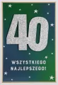 Karnet B6 Urodziny 40 - tantis.pl