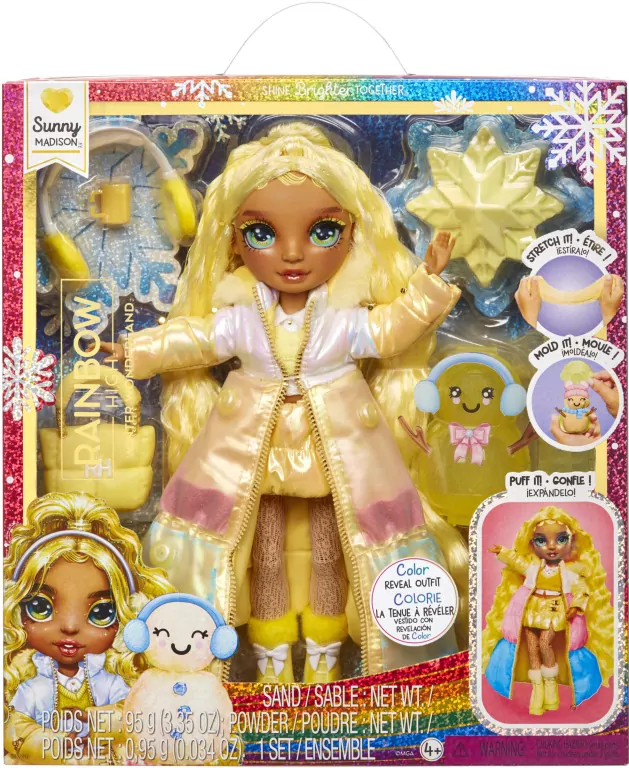 Rainbow High Winter Wonderland Doll- Sunny Yellow - tantis.pl