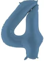 Balon foliowy cyfra 4 86cm granat - tantis.pl