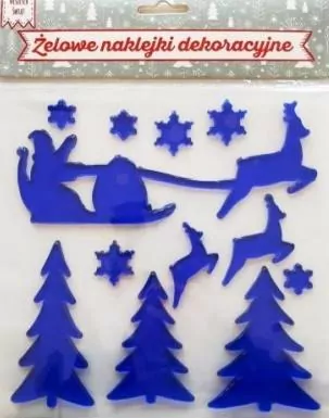 Żelowe naklejki dekoracyjne - BN Sanie - tantis.pl