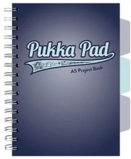 Kołozeszyt Pukka Pad A5 Project Book Navy granatowy - tantis.pl