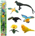 Zestaw mini figurki ptaki egzotyczne 4-11cm - tantis.pl