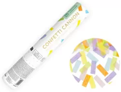 Tuba z konfetti pastel mix 20cm