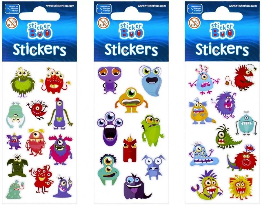 Naklejki Potworki, mix - tantis.pl