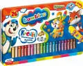 Kredki Bambino w oprawie drewnianej. 26 kolorów + temperówka - tantis.pl