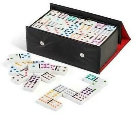 Domino Kolorowe. 91 szt. Etui - tantis.pl