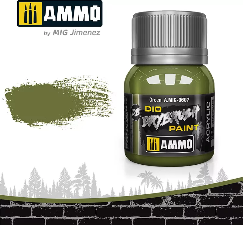 Ammo: DIO Drybrush - Green - tantis.pl