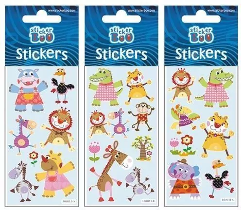 Naklejki silver. Zwierzaki - tantis.pl