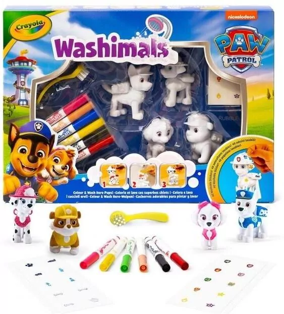 Zestaw kreatywny Washimals Psi Patrol CRAYOLA - tantis.pl