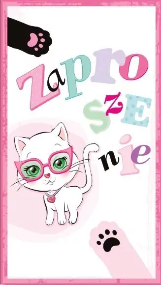 Zaproszenie Urodziny dziecięce (10szt) - tantis.pl
