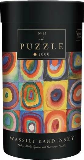 Puzzle 1000 Wassily Kandinsky Squares with Circles - tantis.pl
