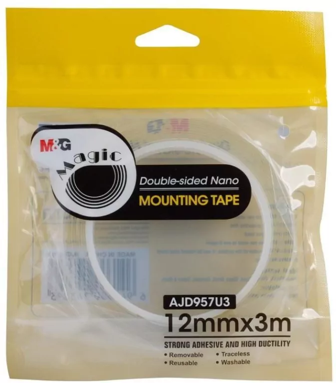 Taśma Nano Tape dwustronna przezroczysta 12mmx3m - tantis.pl