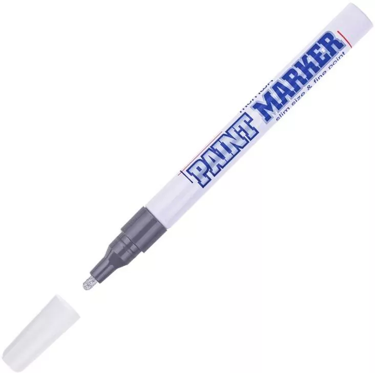Marker olejowy 2mm srebrny - tantis.pl