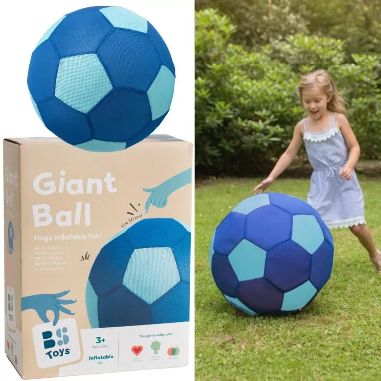 Piłka Gigant niebieska 50cm - tantis.pl