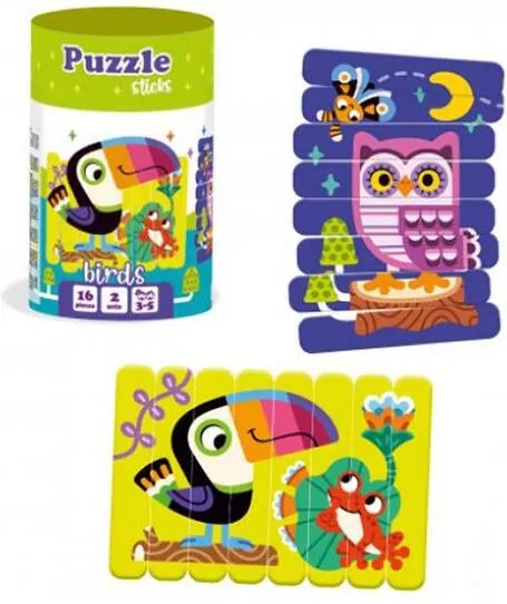 Puzzle sticks. Ptaki - tantis.pl