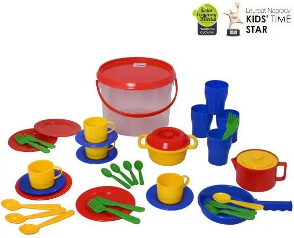 Zestaw kuchenny w wiaderku 39el - tantis.pl