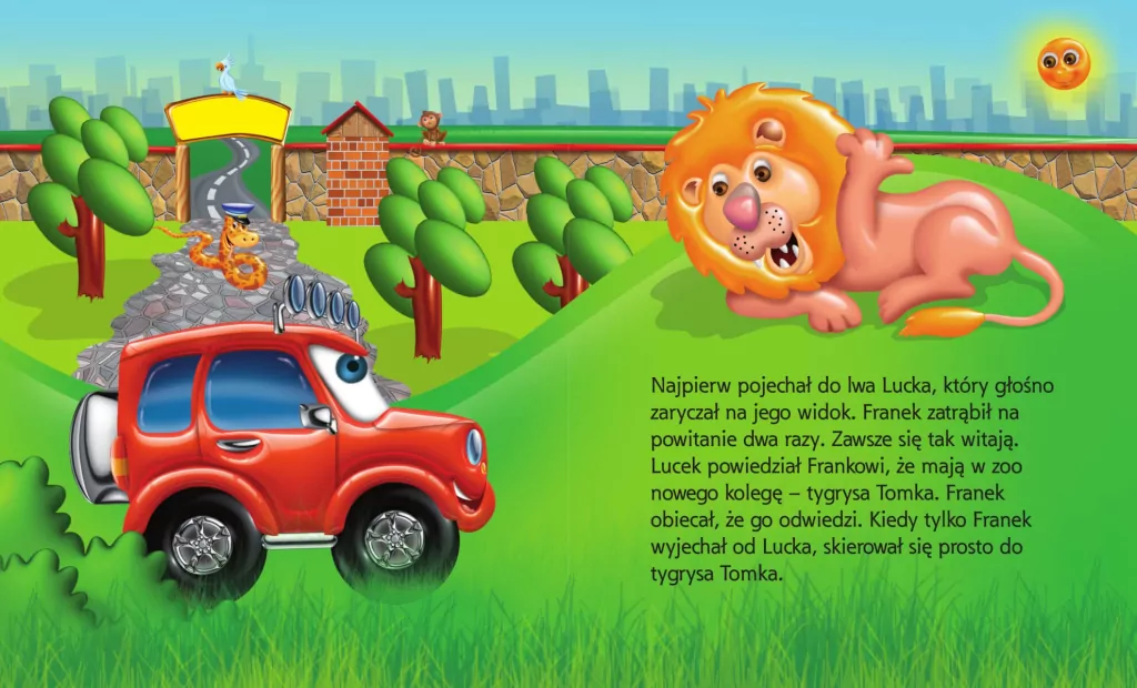 W zoo. Samochodzik Franek - tantis.pl