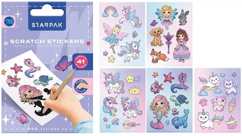 Naklejki do wydrapywania Girl - tantis.pl