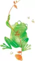 Karnet Swarovski kwadrat CL2606 Żaba - tantis.pl