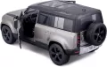 BBURAGO. Land Rover Defender 2022 silver 1:24 - tantis.pl