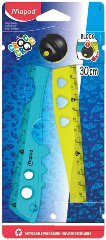 Maped. Linijka składana Croc Croc 15/30 cm - tantis.pl