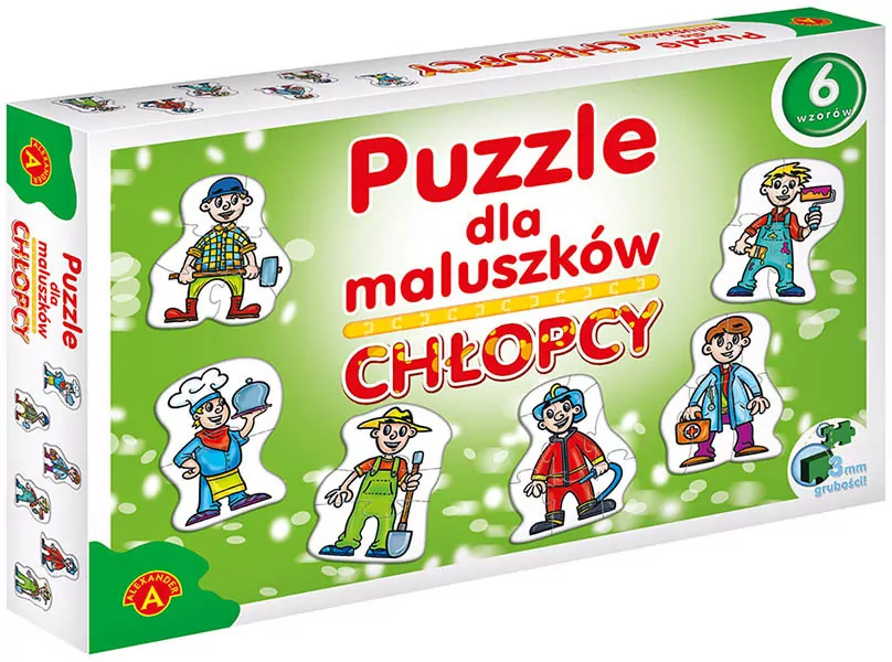 Alexander. Puzzle dla maluszków, chłopcy - tantis.pl